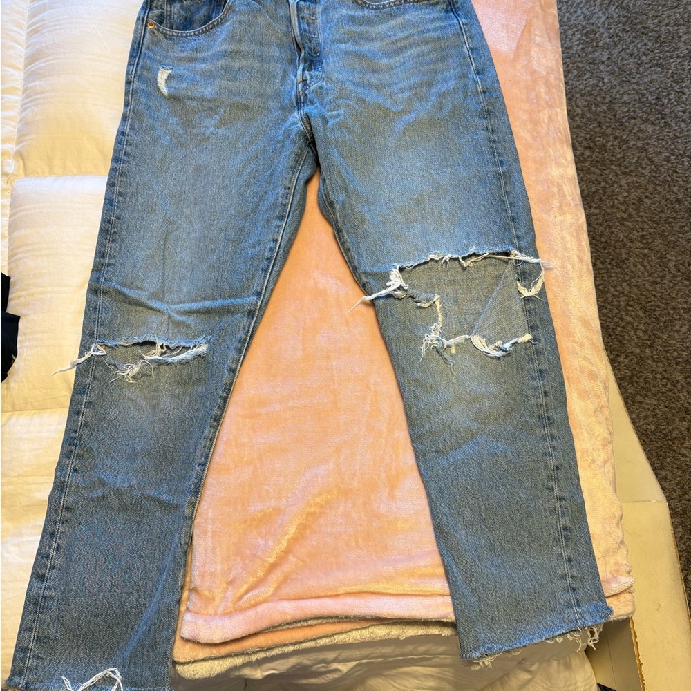 Levi's Classic Blue Denim Jeans